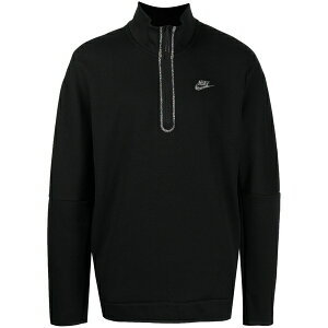 �i�C�L �����Y �p�[�J�[�E�X�E�F�b�g�V���c �A�E�^�[ Nsw tech fleece half-zip sweatshirt Black