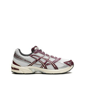 �A�V�b�N�X �����Y �X�j�[�J�[ �V���[�Y Gel-1130 maroon banner sneakers White