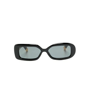 �W���N�G���X ���f�B�[�X �T���O���X���A�C�E�F�A �A�N�Z�T���[ Les lunettes rond carr䩘R asymmetric sunglasses Black