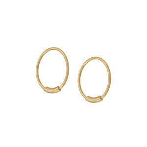 �}���A �u���b�N �����Y �s�A�X�E�C�������O �A�N�Z�T���[ Basic s hoop earrings Gold