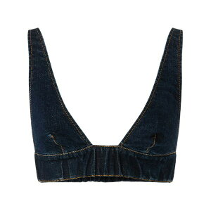 �s���R ���f�B�[�X �J�b�g�\�[ �g�b�v�X Denim crop top Blue