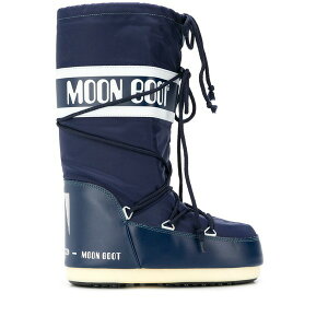 ���[���u�[�c �����Y �u�[�c �V���[�Y Logo drawstring boots Blue