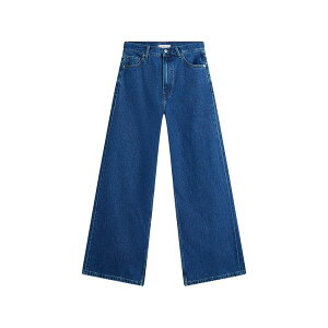 �g�~�[ �q���t�B�K�[ ���f�B�[�X �f�j���p���c �{�g���X Blue wide-leg jeans Blue