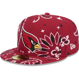 ニューエラ メンズ 帽子 アクセサリー Arizona Cardinals New Era Paisley 59FIFTY Fitted Hat Cardinal