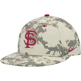 ナイキ メンズ 帽子 アクセサリー Florida State Seminoles Nike Aero True Baseball Performance Fitted Hat Camo