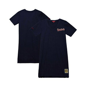 �~�b�`�F��&�l�X ���f�B�[�X �����s�[�X �g�b�v�X Women's Navy St. Louis Cardinals Cooperstown Collection V-Neck Dress Navy