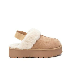 キシタイ レディース サンダル シューズ Women's Winter Suede Clogs By XTI Beige
