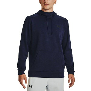 A_[A[}[ Y p[J[EXEFbgVc AE^[ Men's Armour Fleece Twist Hooded Sweatshirt 410 Midnig