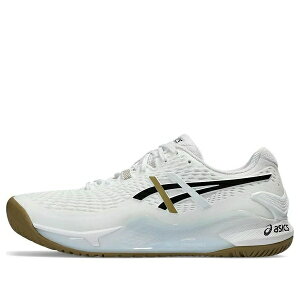 ASICS �A�V�b�N�X �����Y �X�j�[�J�[ �yASICS Gel-Resolution 9 'White Black Gum' 1041A453-100�z �T�C�Y US_10.5(28.5cm)