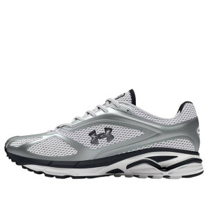 Under Armour �A���_�[�A�[�}�[ �����Y �X�j�[�J�[ �yUnder Armour HOVR Apparition 'White Metallic Silver' 3027595-106�z �T�C�Y US_M_13
