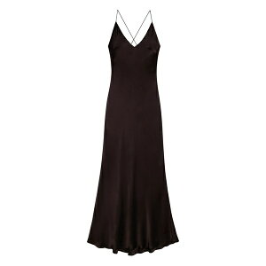�A�j�[�r�� ���f�B�[�X �����s�[�X �g�b�v�X Laurel criss-cross maxi dress Brown