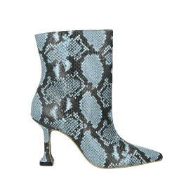 【送料無料】 ゴールド & ルージュ レディース ブーツ シューズ Ankle boots Sky blue