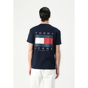 g~[qtBK[ Y T_ V[Y FLAG GRAPH - Print T-shirt - dark night navy