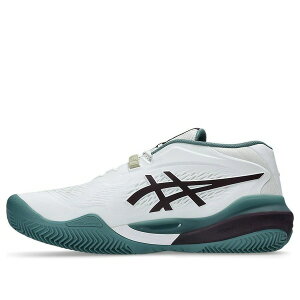 ASICS �A�V�b�N�X �����Y �X�j�[�J�[ �yASICS Gel-Resolution X Clay 'White Dark Aubergine' 1041A485-104�z �T�C�Y US_9(27.0cm)