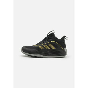 AfB_X fB[X ejX X|[c OWNTHEGAME 3.0 - Basketball shoes - core black/gold metallic/solid grey