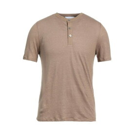 【送料無料】 アルファス テューディオ メンズ Tシャツ トップス T-shirts Brown