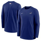 ナイキ メンズ Tシャツ トップス Los Angeles Dodgers Nike Authentic Collection Logo Performance Long Sleeve TShirt Royal