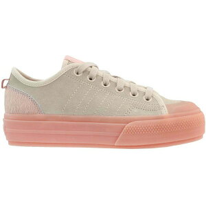 adidas AfB_X fB[X Xj[J[ yadidas Nizza RF Platform Low Vapour Pink (Women's)z TCY US_7(24.0cm) Linen/Vapour Pink/Vapour Pink