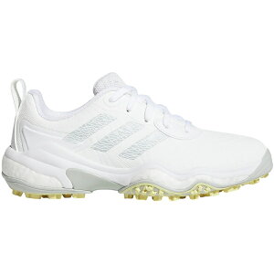 adidas AfB_X fB[X Xj[J[ yadidas Codechaos 25 Spikeless Golf Cloud White Wonder Silver Powder Yellow (Women's)z TCY US_8(25.0cm) Cloud White/Wonder Silver/Powder Yellow