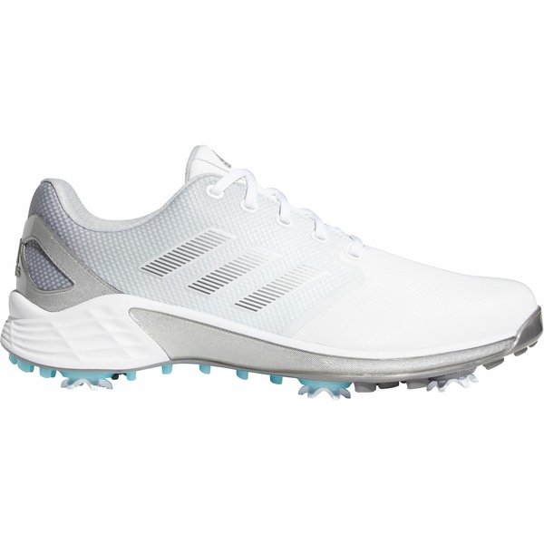 アディダス メンズ ゴルフ スポーツ adidas Men's ZG 21 Golf Shoes White Silver
