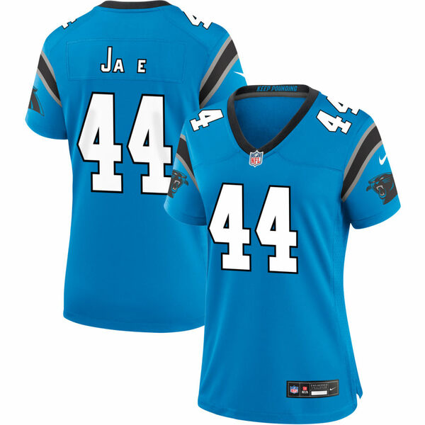 ナイキ レディース ユニフォーム トップス Carolina Panthers Nike Women´s Alternate Custom Game Jersey Blue