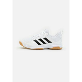アディダス レディース テニス スポーツ LIGRA 7 INDOOR - Volleyball shoes - footwear white/core black
