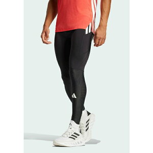 AfB_X Y T_ V[Y ADIZERO LONG - Leggings - black