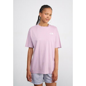 m[XtFCX fB[X TVc gbvX OVERSIZE SIMPLE DOME TEE - Print T-shirt - ashen purple