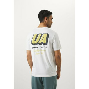 A_[A[}[ Y T_ V[Y BODY SHOP - Print T-shirt - white/yellow
