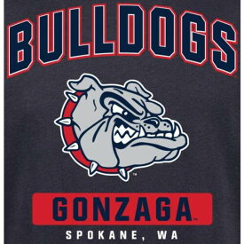ファナティクス メンズ Tシャツ トップス Gonzaga Bulldogs Campus Icon TShirt Navy
