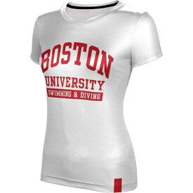 プロスフィア レディース Tシャツ トップス Boston University ProSphere Women's Swimming & Diving TShirt White