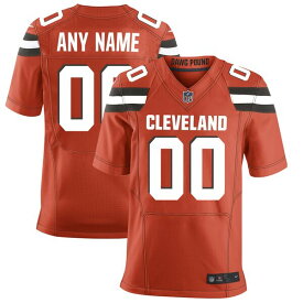 ナイキ メンズ ユニフォーム トップス Cleveland Browns Nike Custom Alternate Elite Jersey Orange