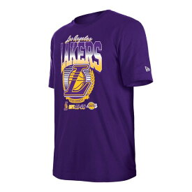 ニューエラ メンズ Tシャツ トップス Los Angeles Lakers New Era Unisex Summer Classics TShirt Purple