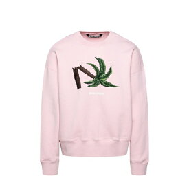パーム・エンジェルス メンズ パーカー・スウェットシャツ アウター Logo Sweatshirt Pink