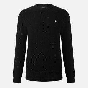 �W���b�N �E�B���X �����Y �j�b�g&�Z�[�^�[ �A�E�^�[ Linus seed stitch Crew Neck Jumper Men