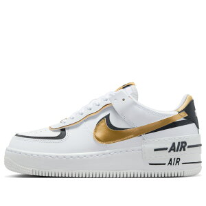 Nike �i�C�L ���f�B�[�X �X�j�[�J�[ �y(WMNS) Nike Air Force 1 Shadow 'White Black Metallic Gold' CI0919-125�z �T�C�Y US_6(23.0cm)