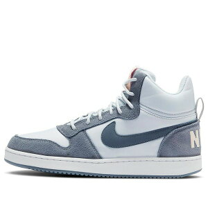 Nike �i�C�L ���f�B�[�X �X�j�[�J�[ �y(WMNS) Nike Court Borough Mid Premium 'Pure Platinum' 844907-005�z �T�C�Y US_6(23.0cm)