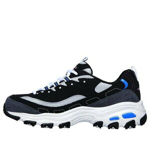 Skechers �X�P�b�`���[�Y ���f�B�[�X �X�j�[�J�[ �y(WMNS) Skechers D Lites Low-Top Running Shoes Black/Blue 11947-BKBL�z �T�C�Y US_6(23.0cm)