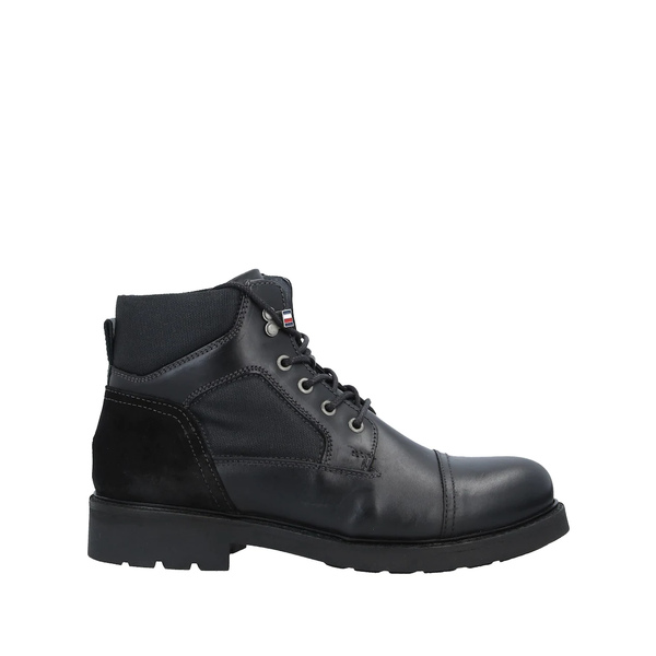 人気急上昇 T-ポイント5倍 トミー ヒルフィガー メンズ シューズ ブーツ レインブーツ Black 全商品無料サイズ交換 TOMMY HILFIGER Ankle boots favizone.com favizone.com