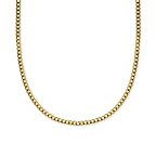 イタリアン ゴールド メンズ ネックレス・チョーカー アクセサリー 24" Curb Link Chain Necklace in Solid 14k Gold Gold