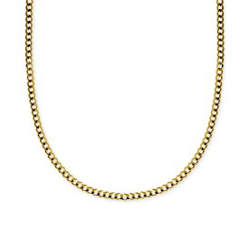 イタリアン ゴールド レディース ネックレス・チョーカー・ペンダントトップ アクセサリー 24" Curb Link Chain Necklace in Solid 14k Gold Gold