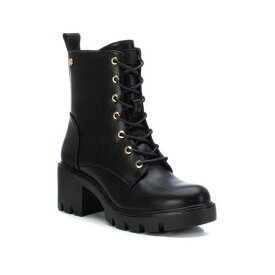 キシタイ レディース ブーツ シューズ Women's Lace-Up Boots By XTI Black