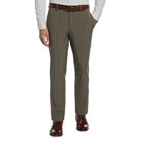 ペリーエリス メンズ カジュアルパンツ ボトムス Men's Modern-Fit Stretch Resolution Dress Pants Dark Beige
