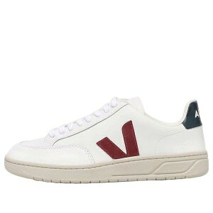 VEJA ���F�W�� �����Y �X�j�[�J�[ �yVeja V-12 Leather 'White Marsala Nautico' XD0201955A�z �T�C�Y US_M_4
