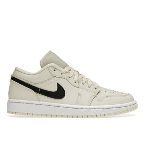Jordan �W���[�_�� ���f�B�[�X �X�j�[�J�[ �yJordan 1 Low Coconut Milk (Women's)�z �T�C�Y US_W_12 Coconut Milk/Black/White