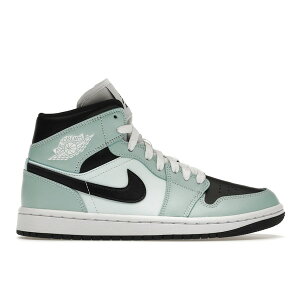 Jordan �W���[�_�� ���f�B�[�X �X�j�[�J�[ �yJordan 1 Mid Aqua Blue Tint (Women's)�z �T�C�Y US_7(24.0cm) Light Dew/Black-Teal Tint-White
