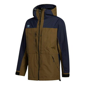 adidas AfB_X Y Xj[J[ yadidas originals Gore Tex Colorblock Outdoor Windproof Hooded Jacket Brown FJ7584z TCY US_M_L