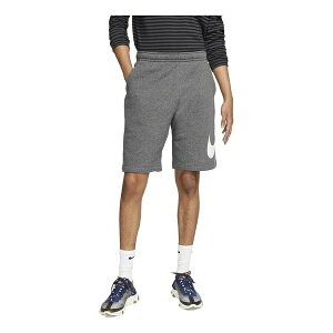 Nike iCL Y Xj[J[ yNike Sportswear Club Graphic Logo Shorts 'Grey White' BV2721-071z TCY US_M_S