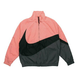 Nike iCL Y Xj[J[ yNike Men's Sports Jacket Stand Collar Color Block 'Black Gray Pink' AR3133-668z TCY US_M_XL