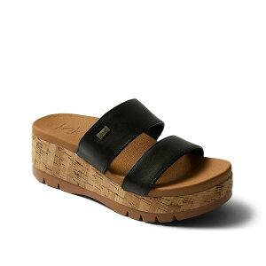 [t fB[X T_ V[Y Horizon Luca Wedge Sandal Black